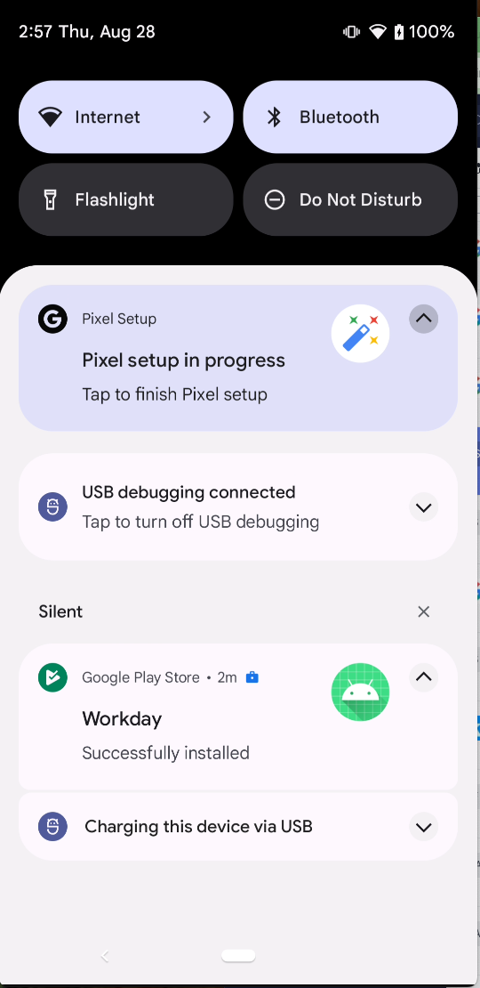 PlayStore notification of arbitrary app