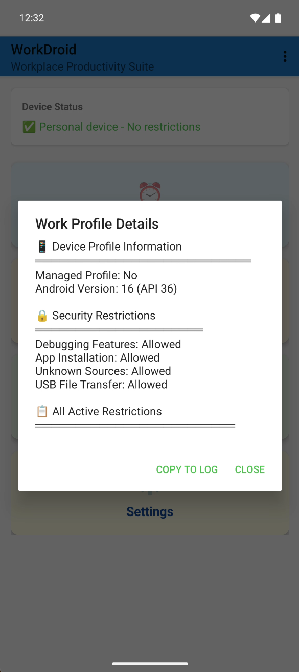 Private profile with no restrictions
